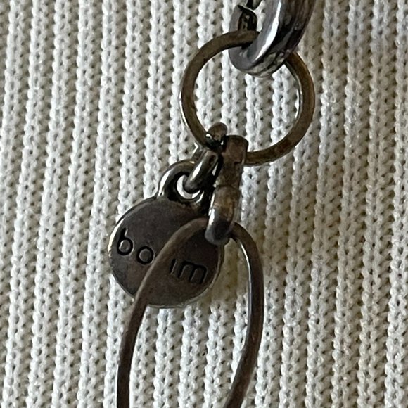 Bohm Jewelry Bohm Silver And Blue Flower Necklace Vintage Poshmark